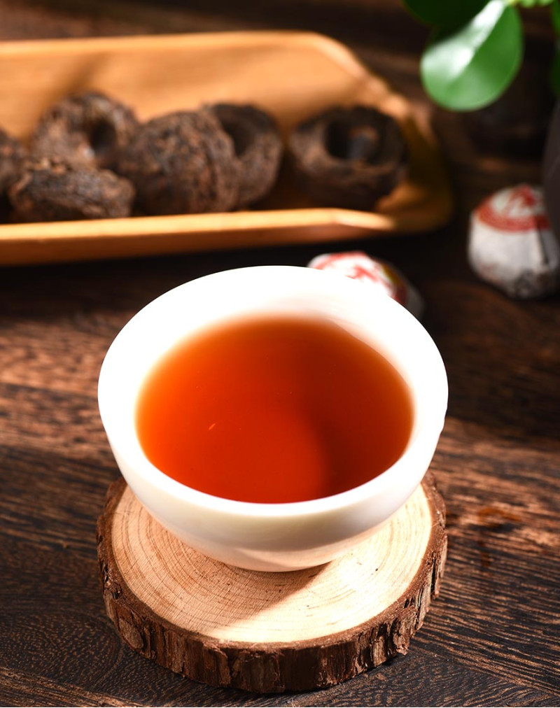 Meng Hai Mini Ripe Puerh Tea Cake