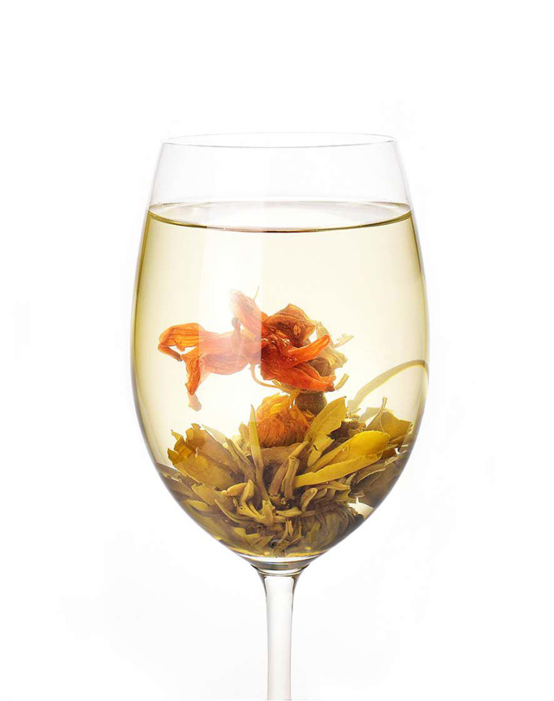 Butterfly Flowers Blooming Tea