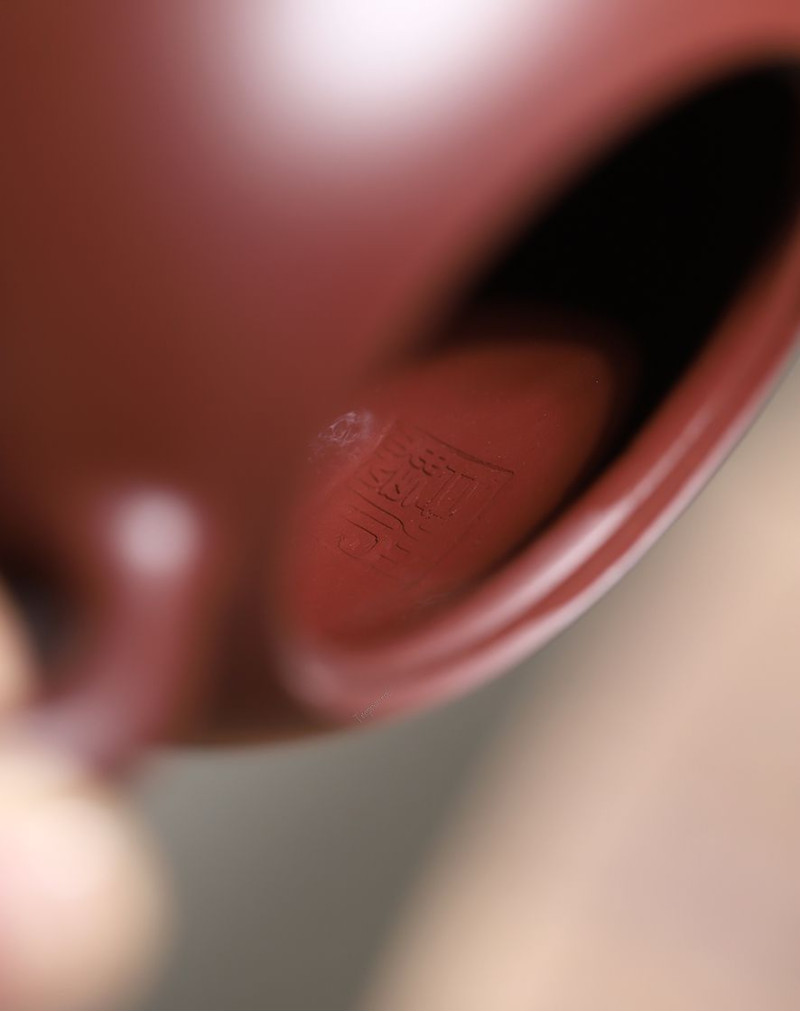  Classic Half-Moon-Shaped Purple Clay Tea Pot