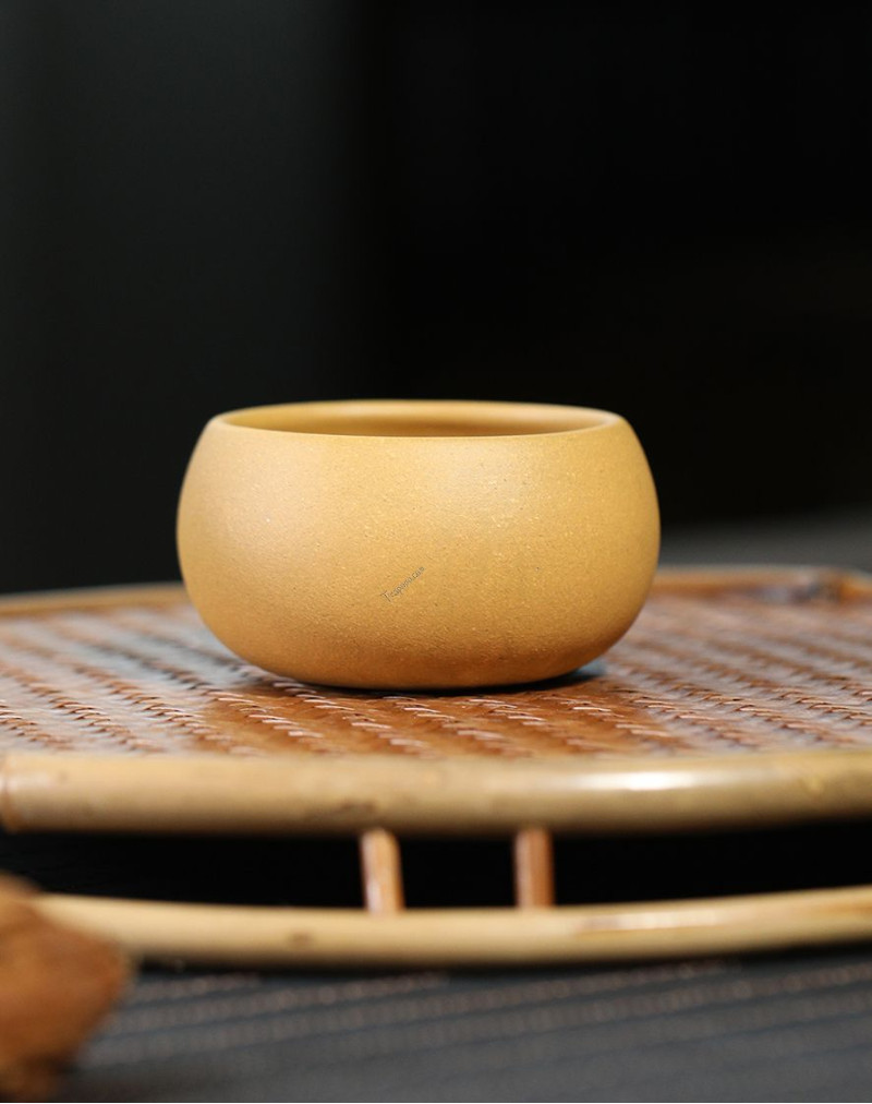 Golden Duan Ni Purple Clay Gongfu Tea Cup