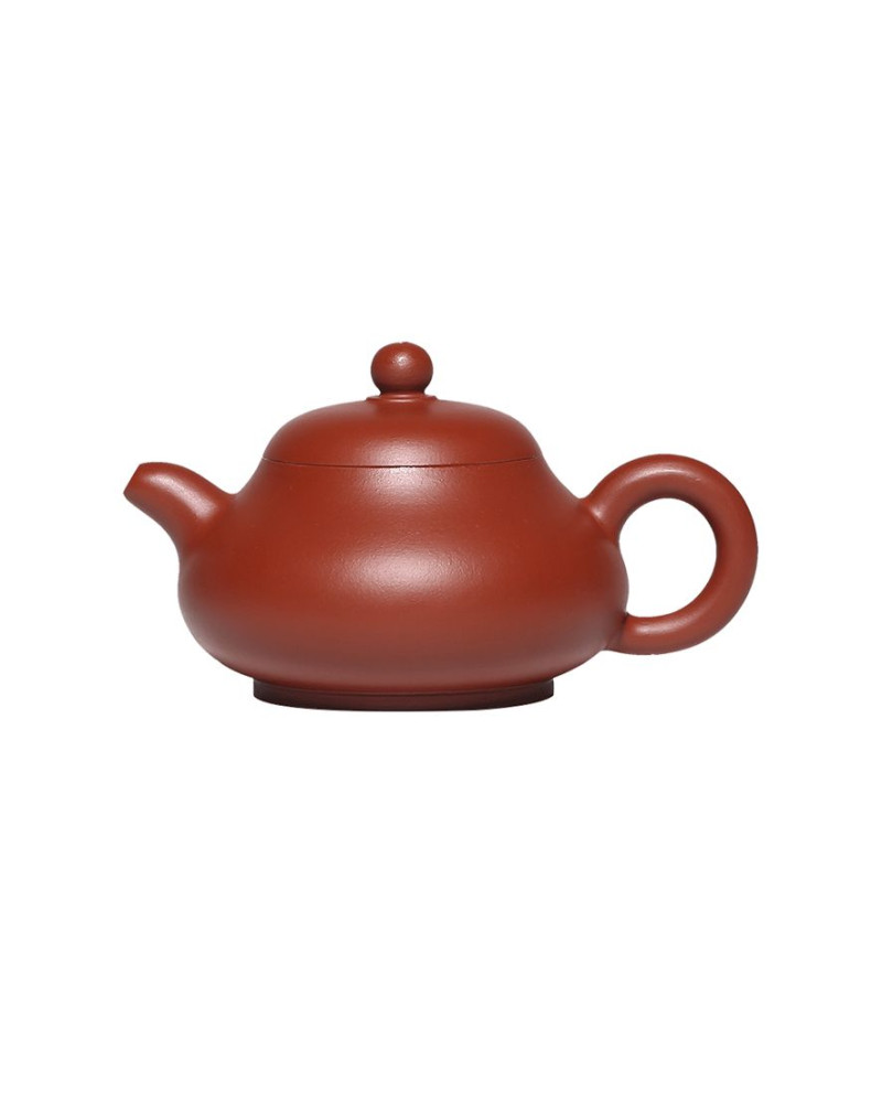 Elegant Da Hong Pao Red Clay Pear Tea Pot