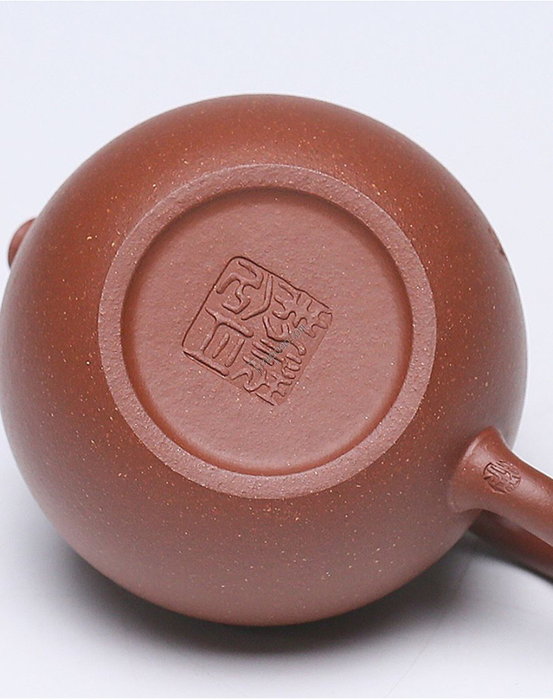 Happiness Puffer Purple Clay Xishi Tea Pot 