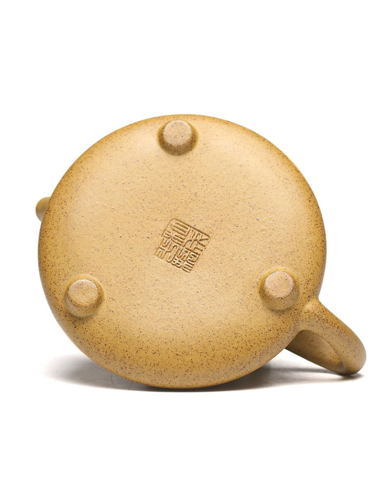 High-Temp Yellow Duan Ni Shi Piao Purple Clay Tea Pot