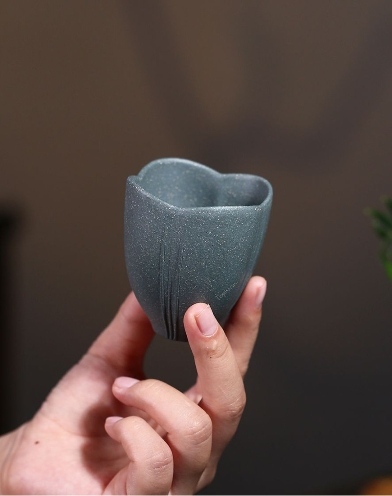 Lotus Petal Purple Clay Tea Fragrance-Smelling Cup