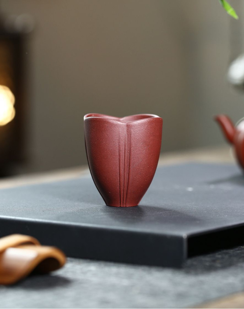 Lotus Petal Purple Clay Tea Fragrance-Smelling Cup