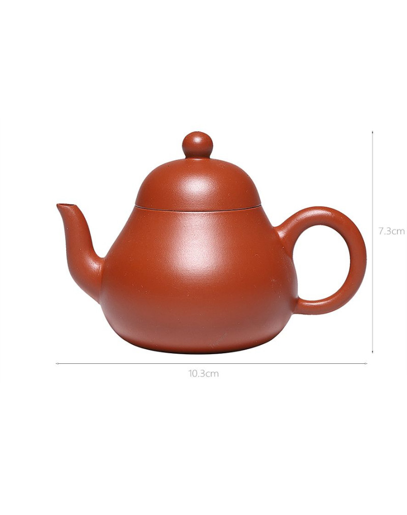 Mini Pear Zhu Ni Purple Clay Teapot