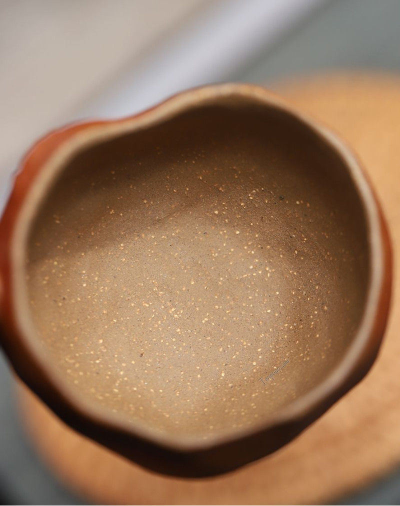Hand-Made Duan Ni Pomegranate Purple Clay Tea Cup