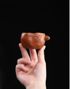 Hand-Made Duan Ni Pomegranate Purple Clay Tea Cup