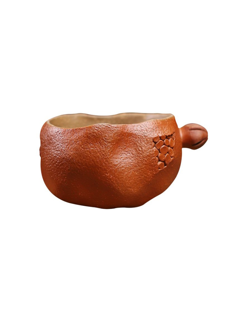 Hand-Made Duan Ni Pomegranate Purple Clay Tea Cup