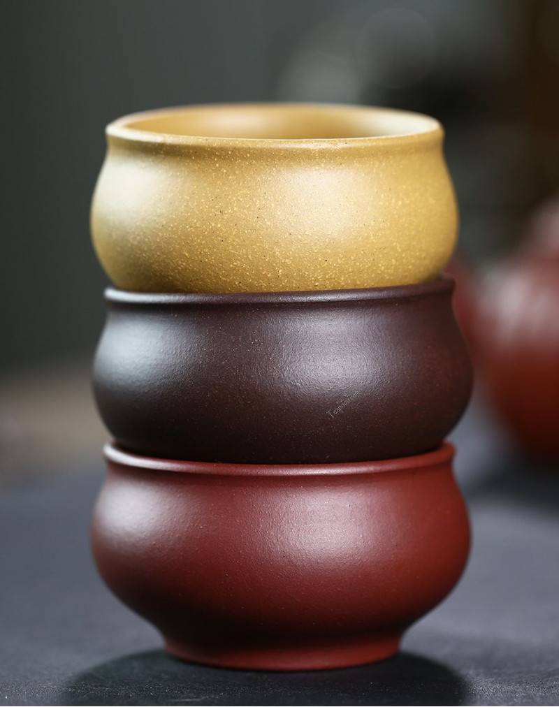 Hand-Made Purple Clay Gongfu Tea Cup