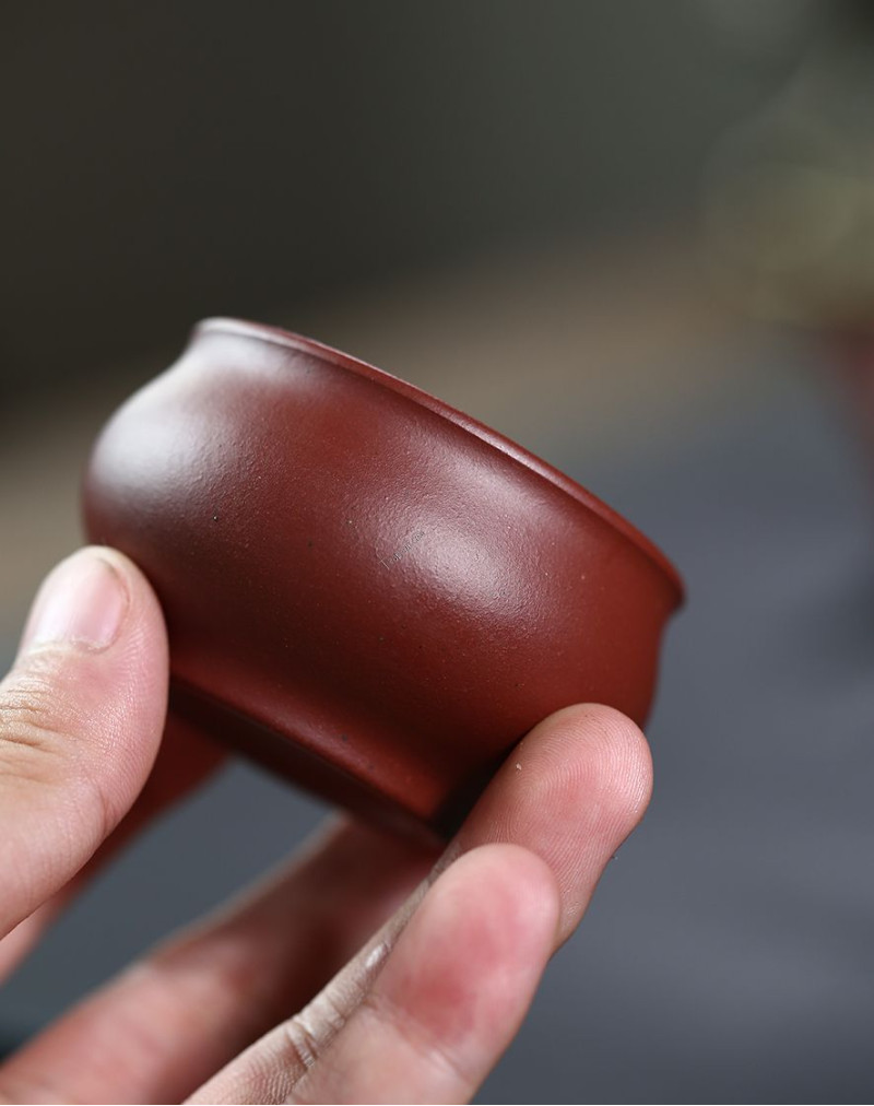 Hand-Made Purple Clay Gongfu Tea Cup