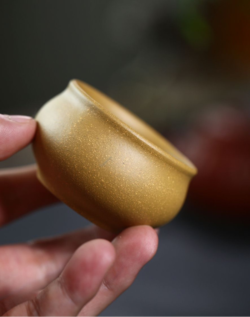 Hand-Made Purple Clay Gongfu Tea Cup