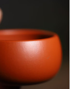 Round Da Hong Pao Purple Clay Weiqi Box Tea Cup