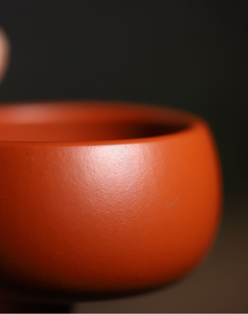 Round Da Hong Pao Purple Clay Weiqi Box Tea Cup