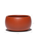 Round Da Hong Pao Purple Clay Weiqi Box Tea Cup