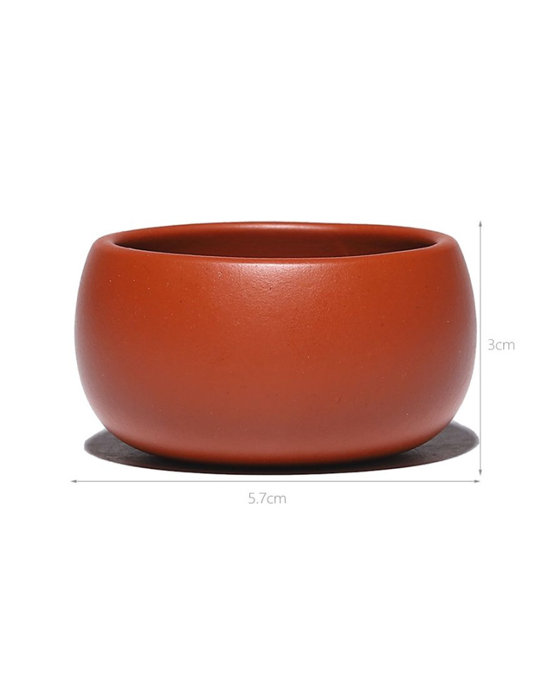 Round Da Hong Pao Purple Clay Weiqi Box Tea Cup