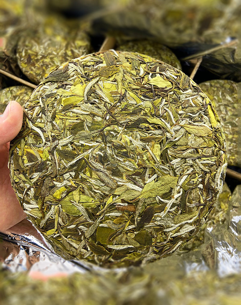 High Mountain Sun-dried White Peony Tea Cake 