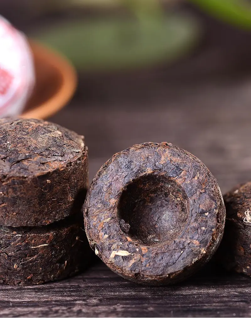 Meng Hai Nuomi Xiang (Glutinous rice fragrance) Mini Ripe Puerh Tuocha
