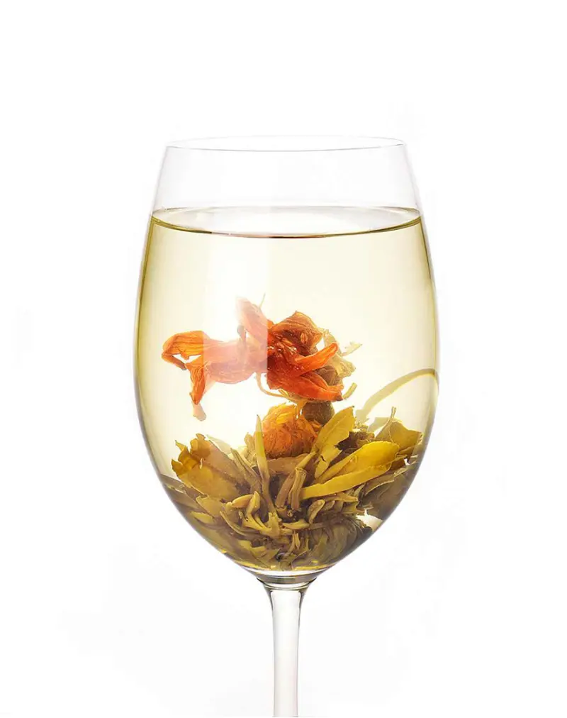 Butterfly Flowers Blooming Tea