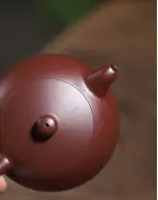  Classic Half-Moon-Shaped Purple Clay Tea Pot