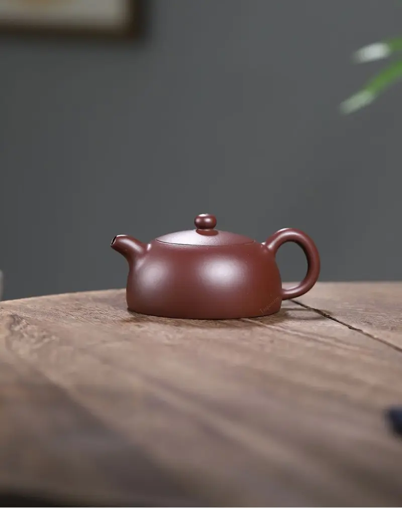  Classic Half-Moon-Shaped Purple Clay Tea Pot