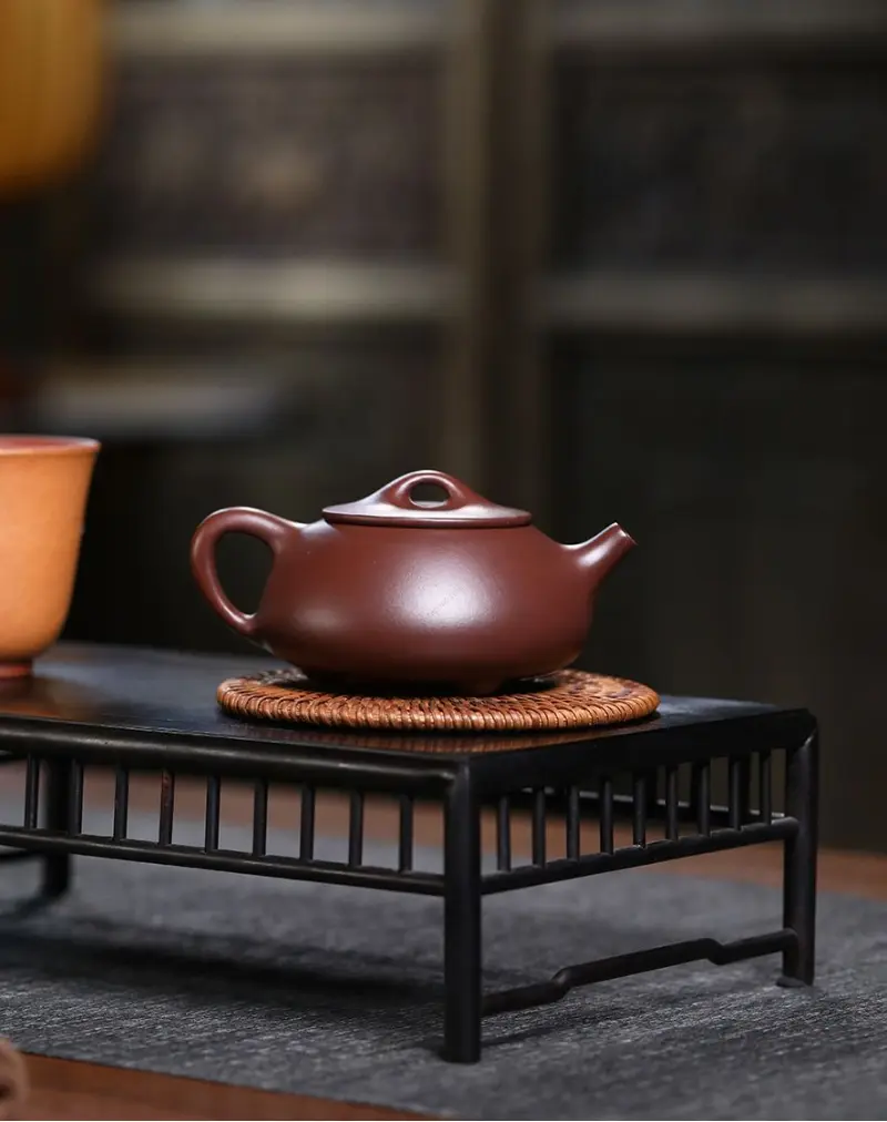 Classic Jingzhou Shipao Purple Clay Tea Pot