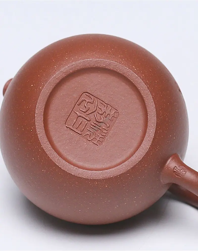 Happiness Puffer Purple Clay Xishi Tea Pot 