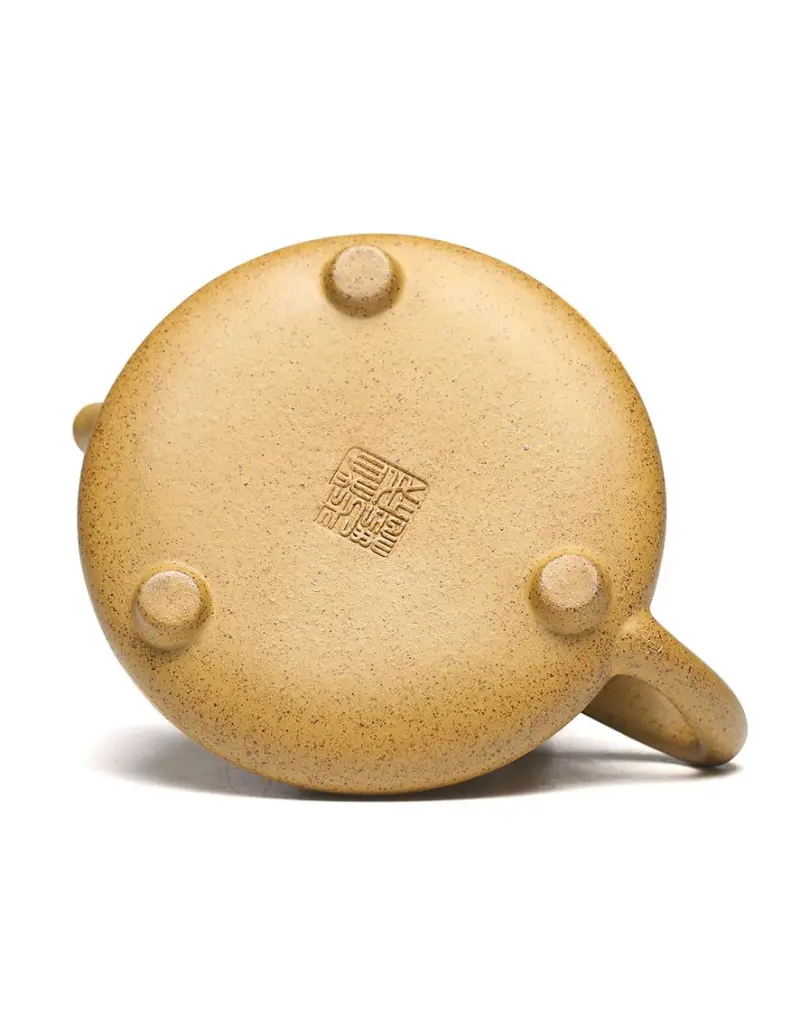 High-Temp Yellow Duan Ni Shi Piao Purple Clay Tea Pot