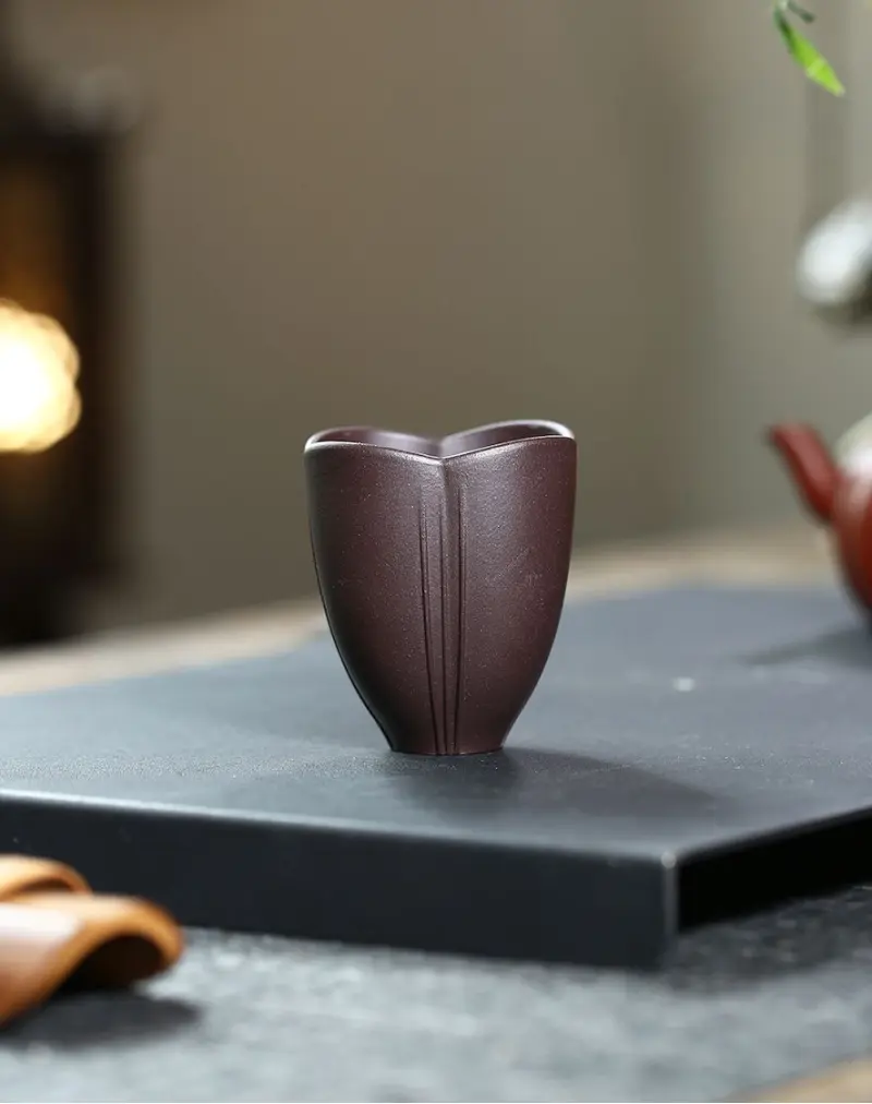 Lotus Petal Purple Clay Tea Fragrance-Smelling Cup