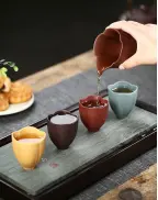 Lotus Petal Purple Clay Tea Fragrance-Smelling Cup