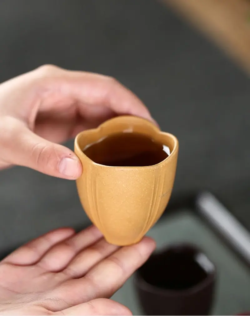 Lotus Petal Purple Clay Tea Fragrance-Smelling Cup