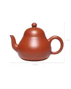 Mini Pear Zhu Ni Purple Clay Teapot