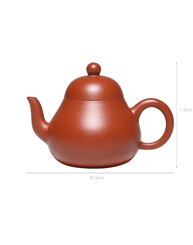 Mini Pear Zhu Ni Purple Clay Teapot