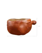 Hand-Made Duan Ni Pomegranate Purple Clay Tea Cup
