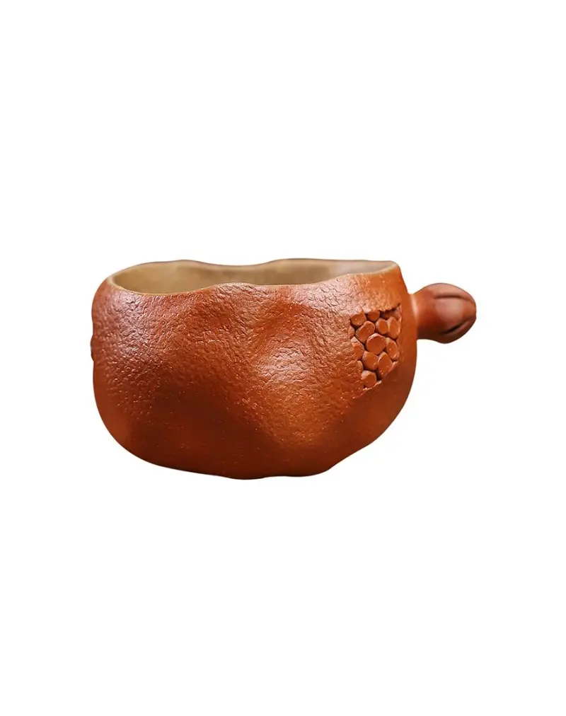 Hand-Made Duan Ni Pomegranate Purple Clay Tea Cup
