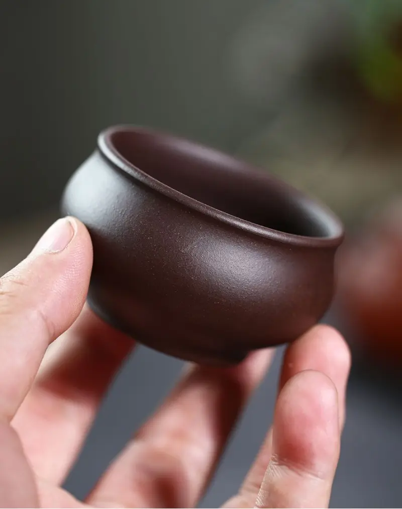 Hand-Made Purple Clay Gongfu Tea Cup