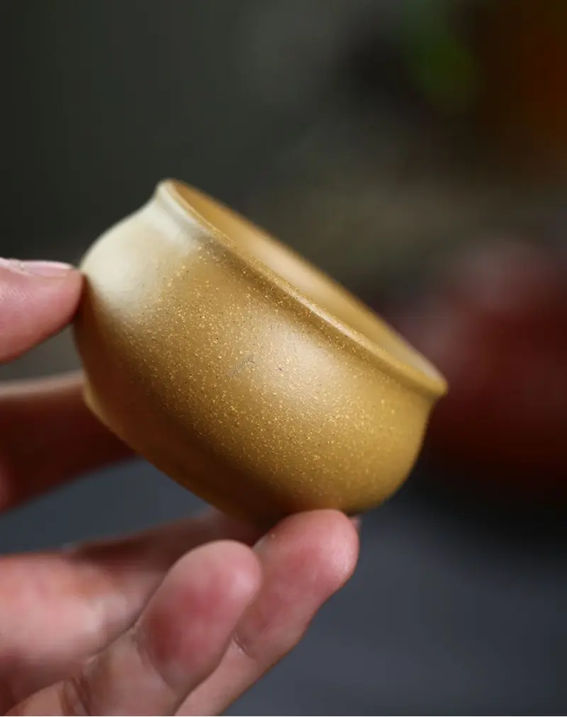Hand-Made Purple Clay Gongfu Tea Cup