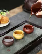 Hand-Made Purple Clay Gongfu Tea Cup
