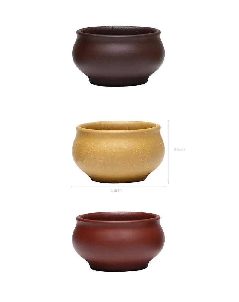 Hand-Made Purple Clay Gongfu Tea Cup