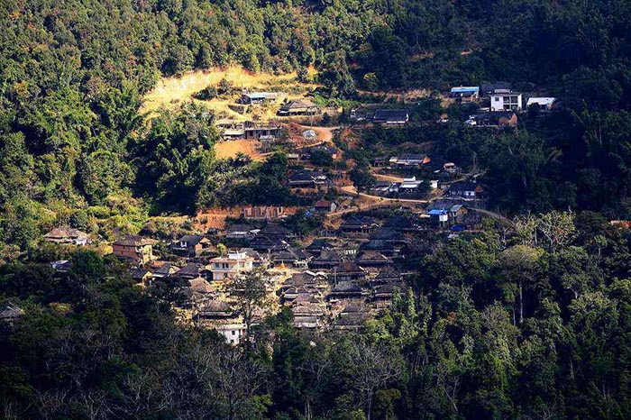 The Bulang villages in the Bada Mountains 